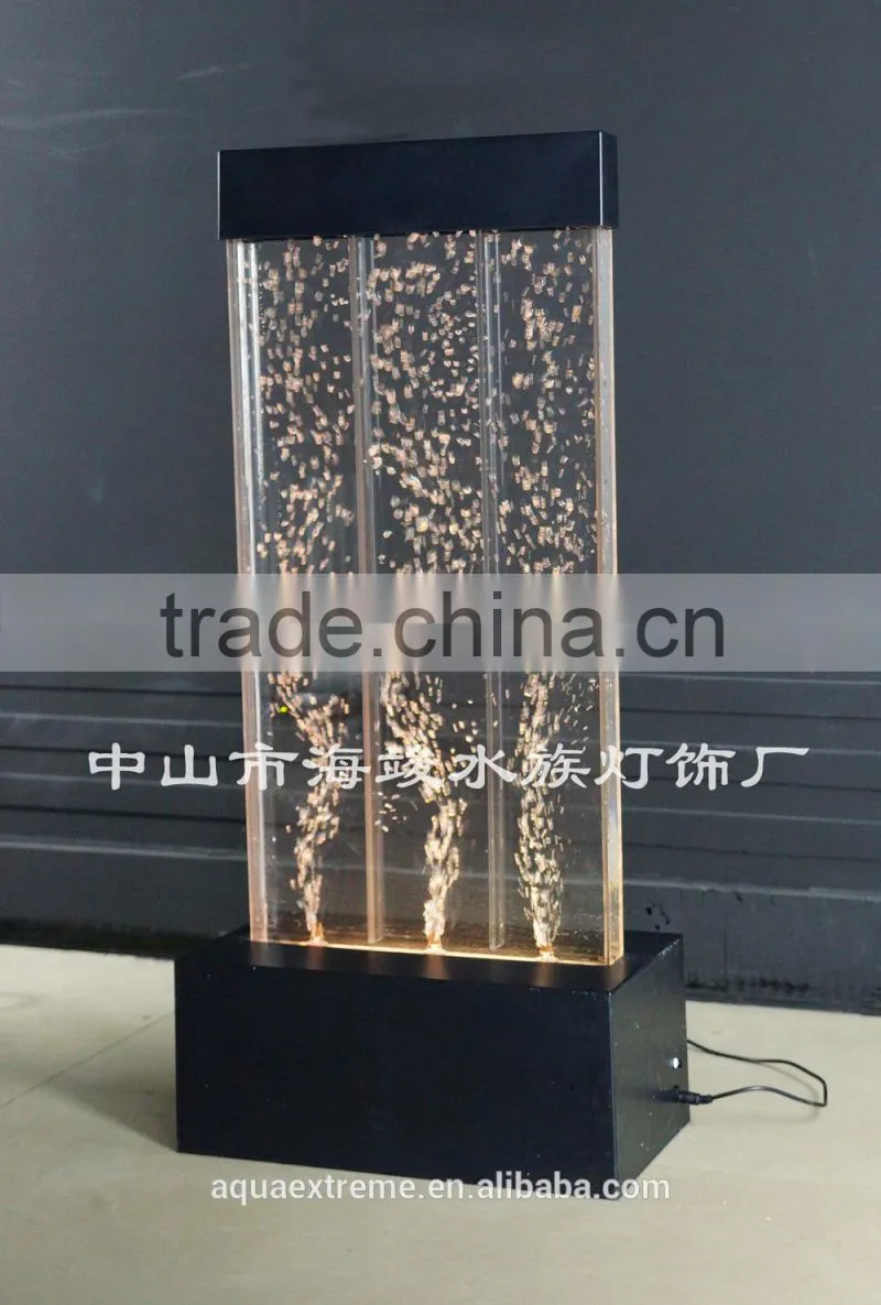 Aqua extreme Led lighting water bubble decoration with color changing, water bubble panel