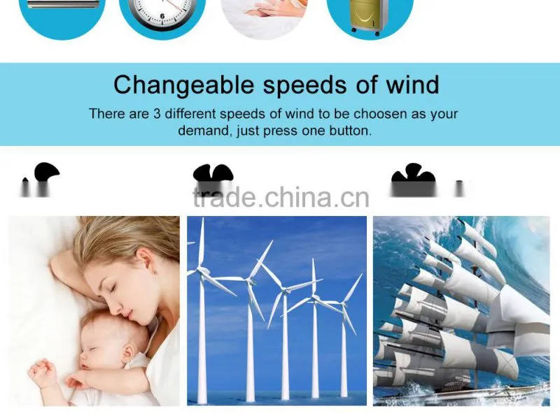 Golden Color Plastic Timer Air Cooler