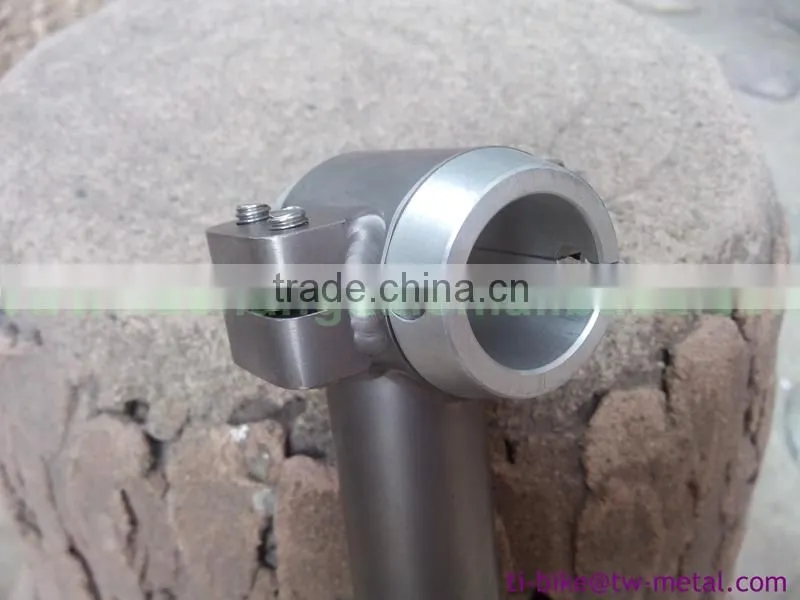 Titanium seat post for road bike frame or mountain bicycle frame 27.2 31.6 or 31.8