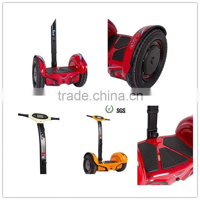Newest smart balance scooter 15 inch 2 wheels hover board with handle bar