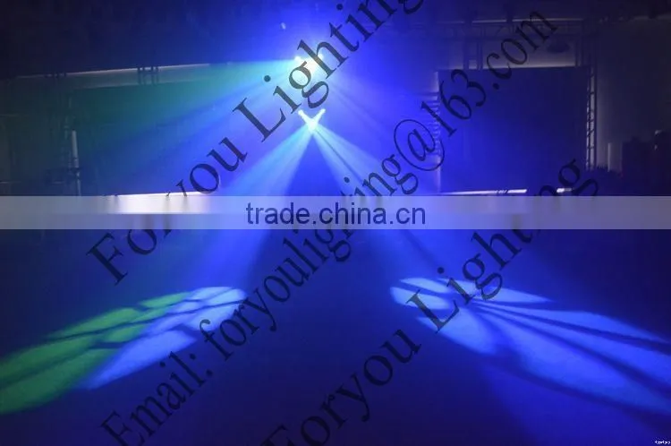 China supplier manufacture factory price 2*10w white leds show disco scanner effect light