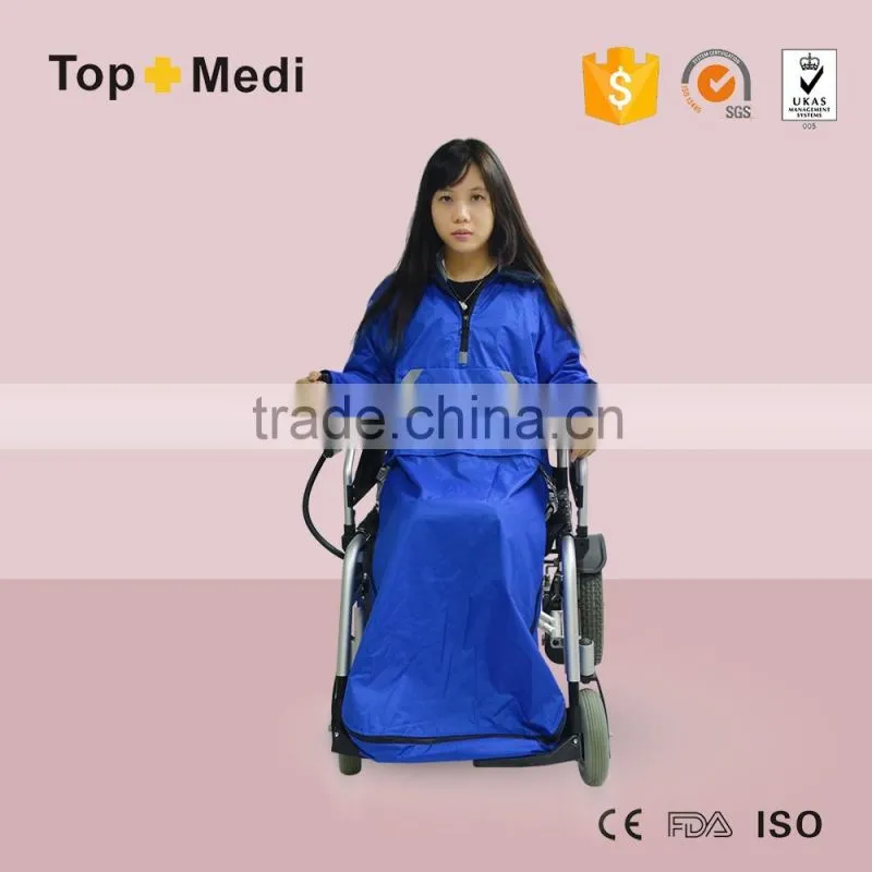 Topmedi Waterproof Lining Large Wheelchair Cosy Cozy/Leg two in one Cover Lightweight Handicap Wheelchair Suit