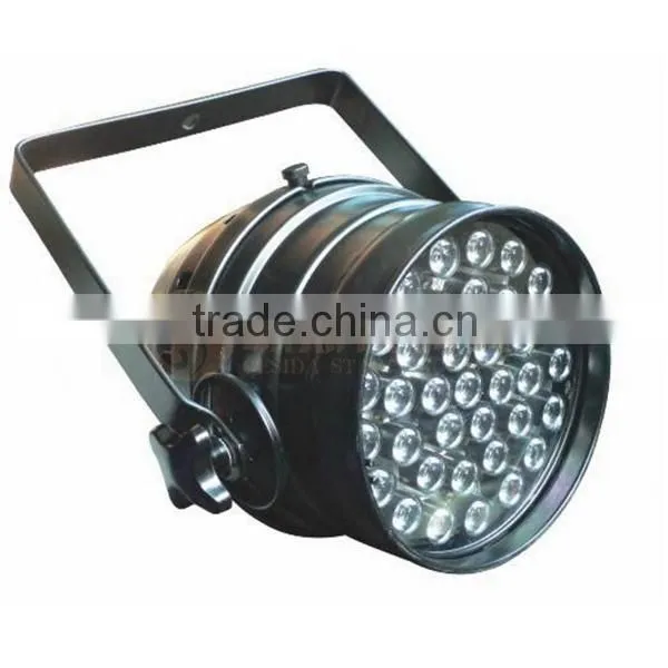High power colorful stage par36 led light club performance light