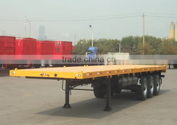 40ft 45 ft extendable container flatbed semi trailer for sale