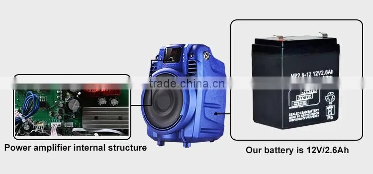 Black Color HOT SALE 6.5inch Perfect Sound Active Speaker Stage and Concert Using Bluetooth Speaker Plsatic Portable Speaker