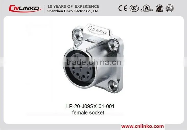 Made in china waterproof wire connector 9 contacts Cable Terminal End Copper Ferrules Connector