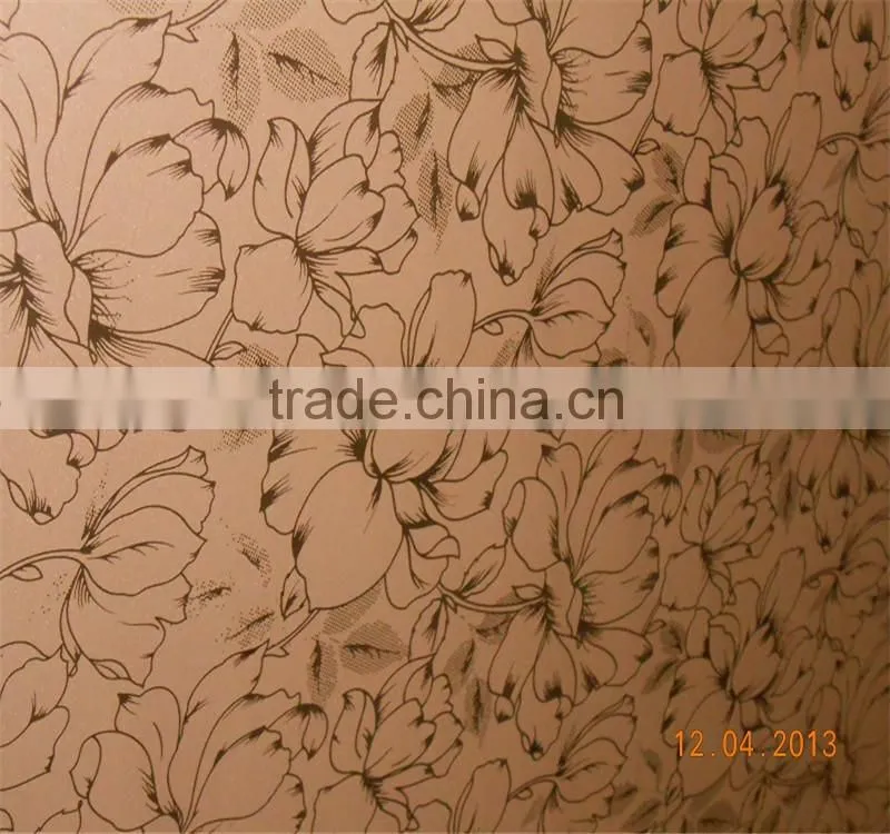 designed acid etched color mirror
