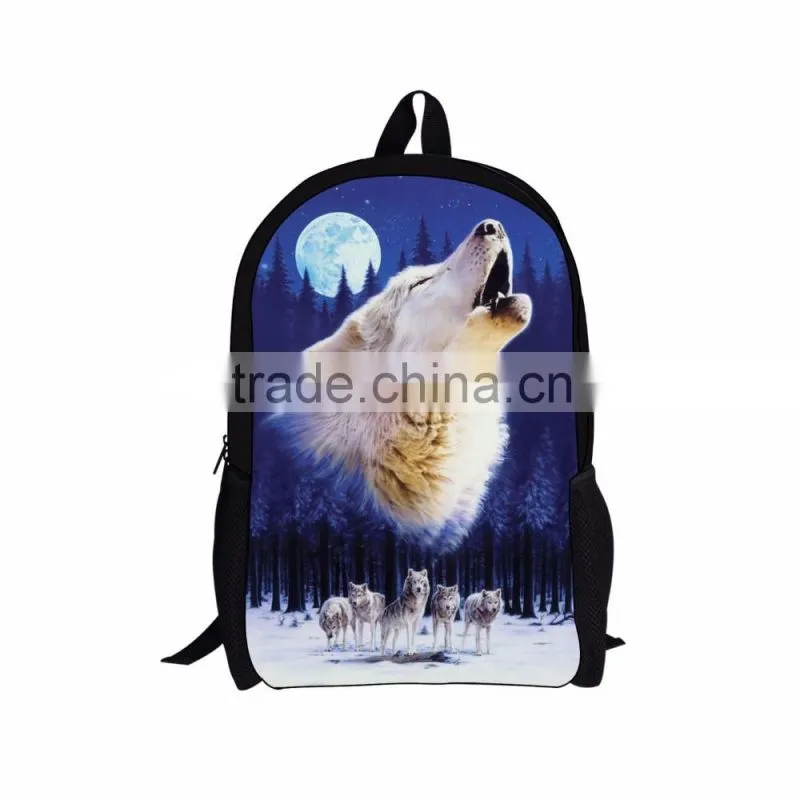 Fashion canvas Animal Backpack backpack for teenage girls