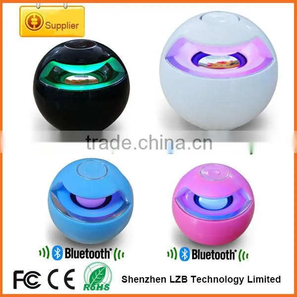 hot selling product portable wireless gorgeous led bluetooth speaker colorful led light bluetooth speaker