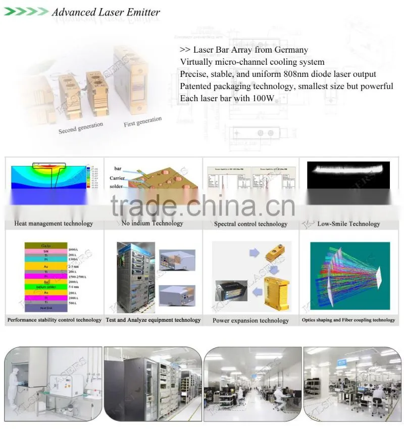 Painless!808nm diode hair remover laser in home/hair laser equipment 808 diode