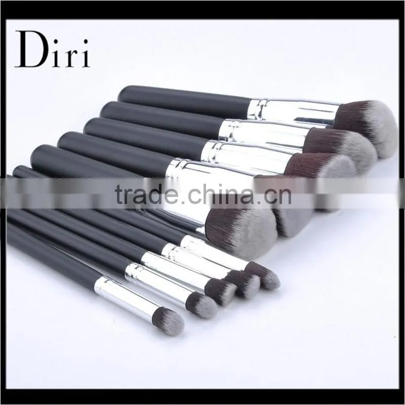 Factory direct popular 10pcs make up brush set