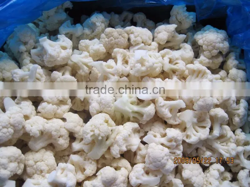 New crop frozen cauliflower