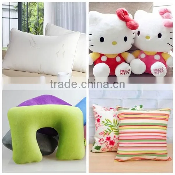 High speed toy pillow cushion fiber filling machine