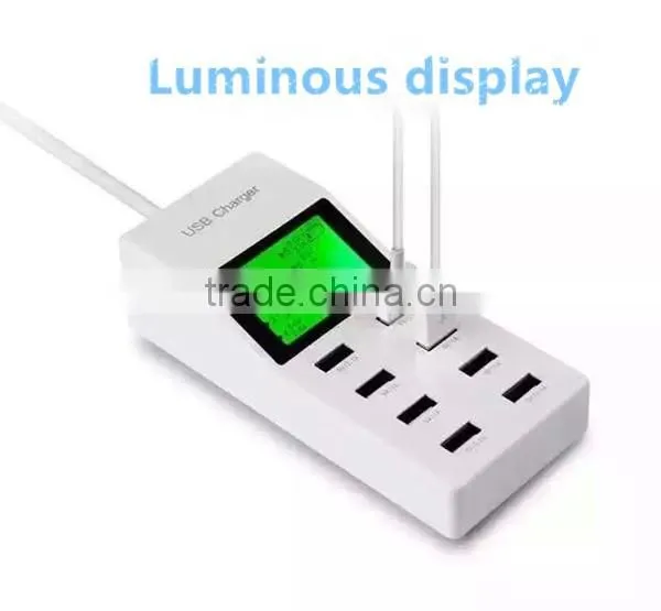 8 Multi-Port USB Charging Station Wall Travel Charger USB Socketet