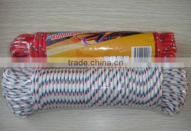 Multifilament diamond braided rope