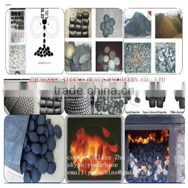 Charcoal briquette machine