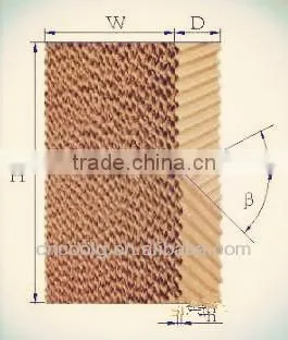 5090 high resistant corrosion evaporative cooling pad