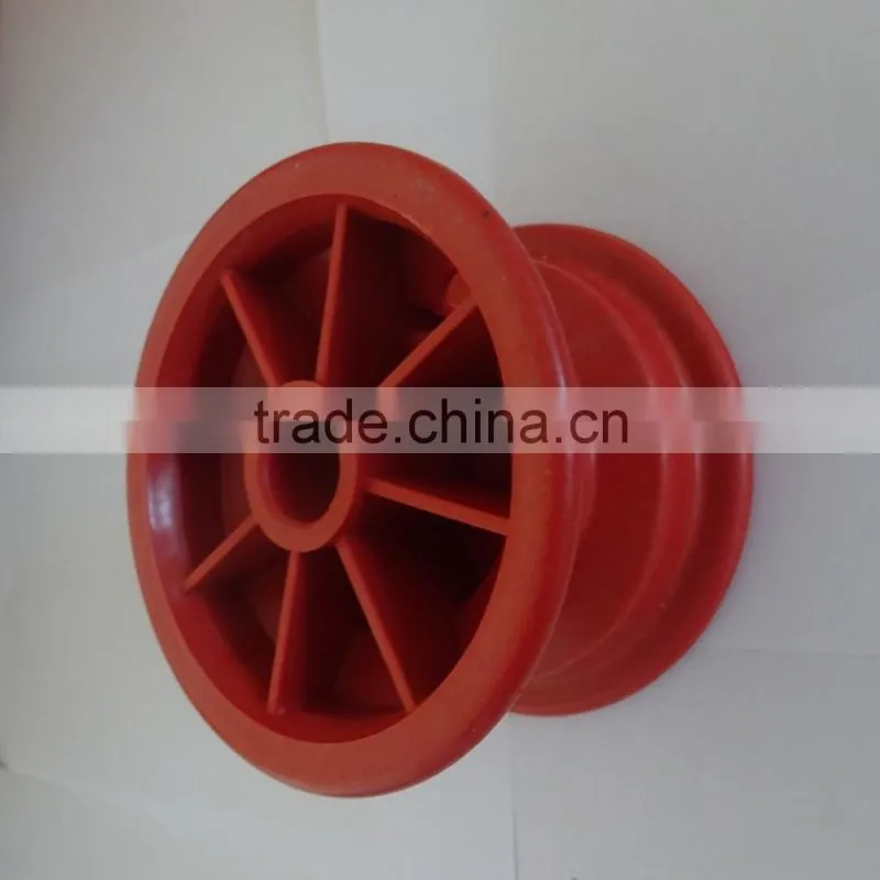 High quality Plastic red rim 3.50-4 for pneumatic wheel pu foam wheel