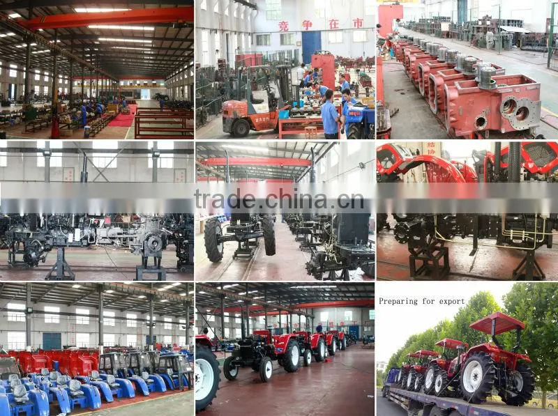 four wheel tractor with tractor trailer