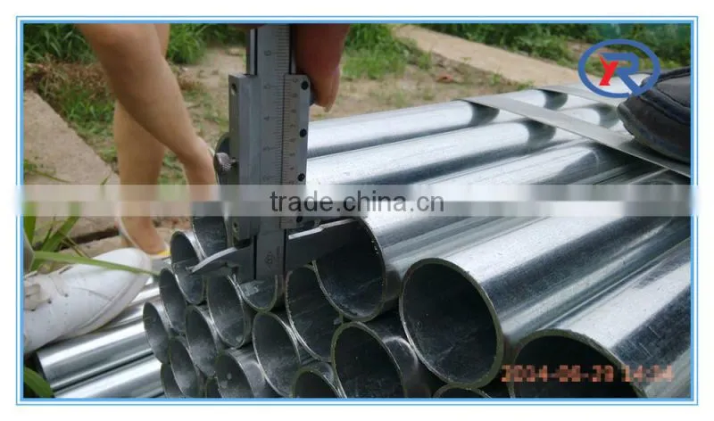 Bs1387 GI pipe astm A53 Galvanized Pipe