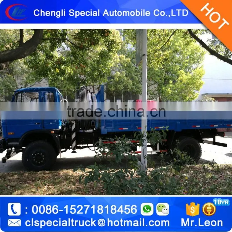 5Ton knuckle crane mounted truck lorry crane