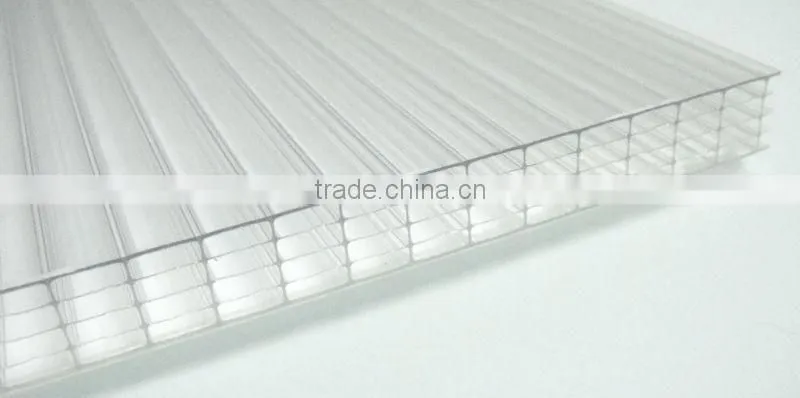 UV Coating Polycarbonate Hollow Sheet