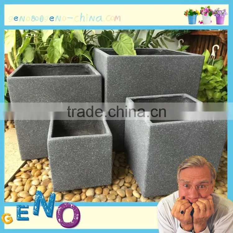 Giant long design clay flower pot,wall mounted planter wholesale