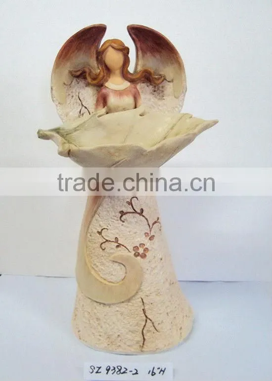 Resin large handmade wings fairy statue