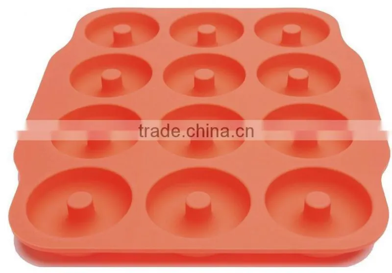 12 Cavity Silicone Donut Mold, Silicone Donut Pan