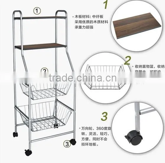 modern design high quality kitchen wire shtorage rack