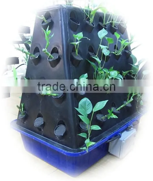 VERTICAL AEROPONIC Hydroponics PLANTING SYSTEM 63 planters