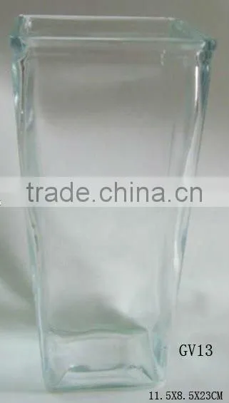 clear glassGlass & Crystal Vases vase for decoration manufacturer GV13