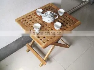 Hot selling wooden folding table walnut wood oil painted
