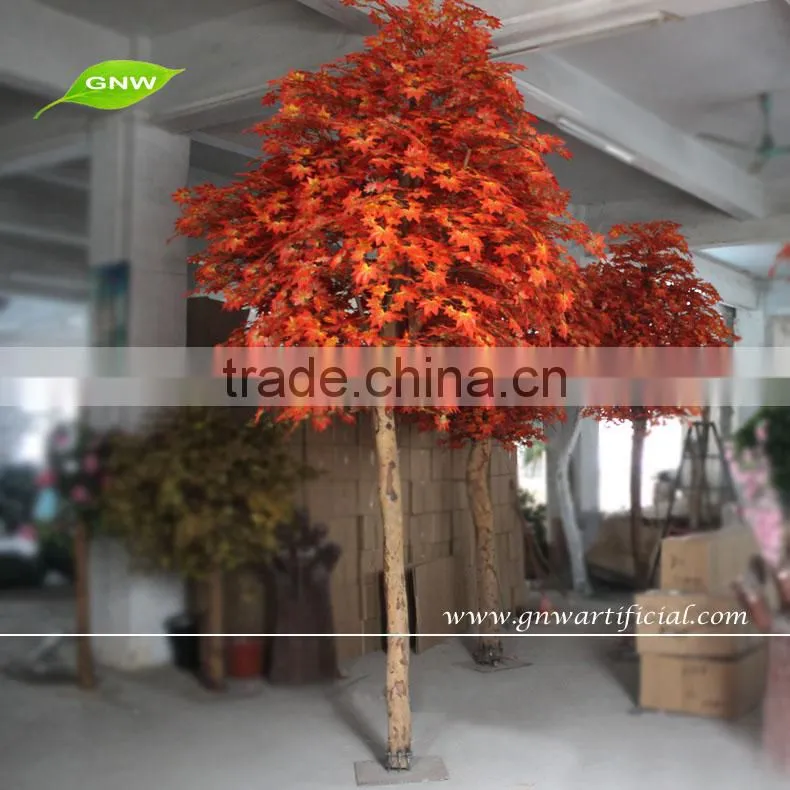 GNW BTR034 Artificial Winter Trees White Garden Decoration Plastic Tree Wood Trunk