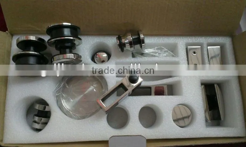 304 Stainless Steel Automatic Glass Sliding Door For Bathrooms