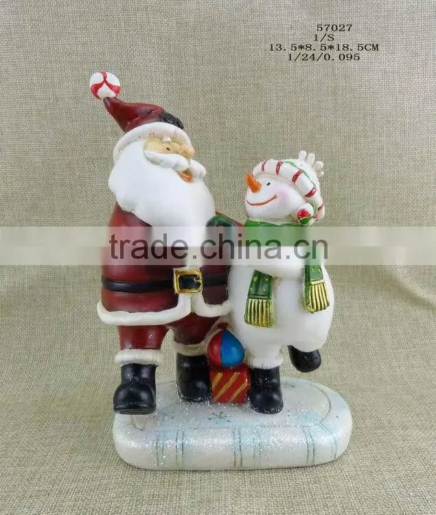 christmas resin santa claus resin christmas ornaments wholesale