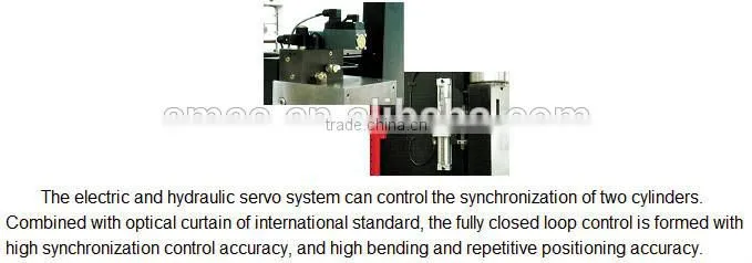 widely used press brake by CNC