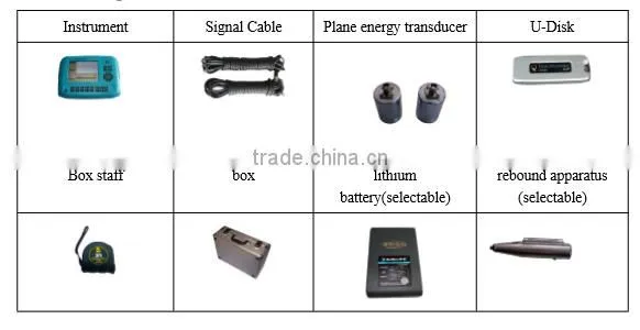 C62 Nonmetal Ultrasonic Detector Concrete Ultrasontic Flaw Crack Tester