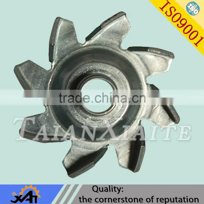 High abrasion pump impeller,stable quality,heat treating,non-stardard pump parts,OEM service.CNC machining