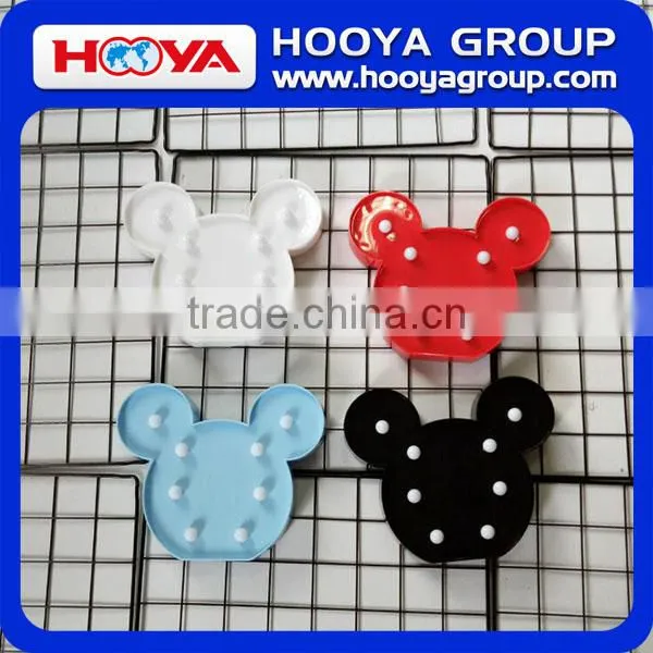 marquee light with mickey mouse shape have customized colour