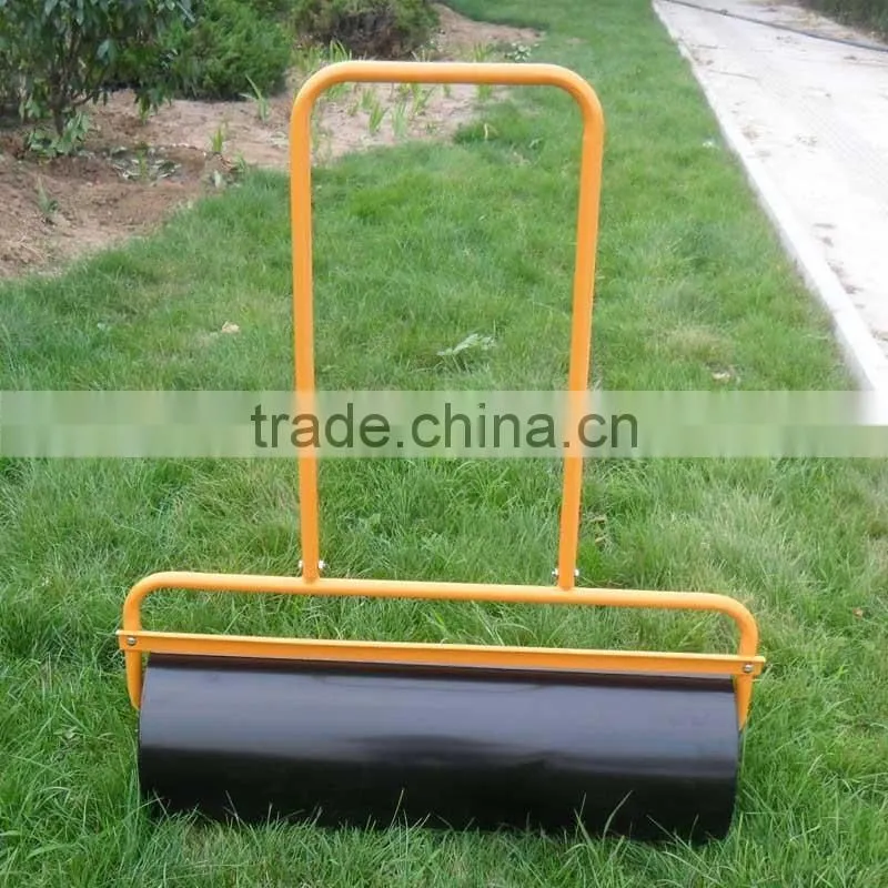 Hand Push Steel Garden Lawn Roller with filled water or sand