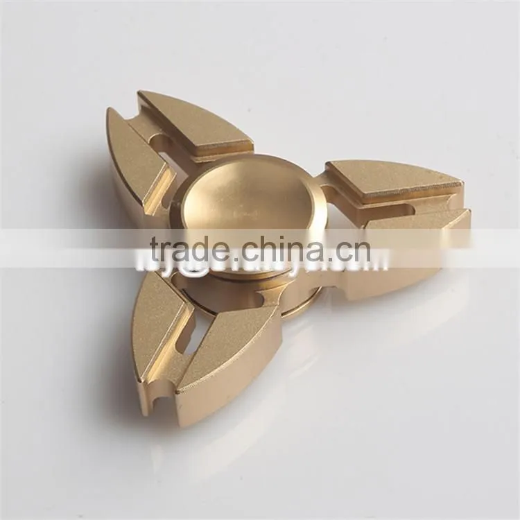 Customized metal hand crazy spinner toy copper brass fidget spinner bearing W01A243