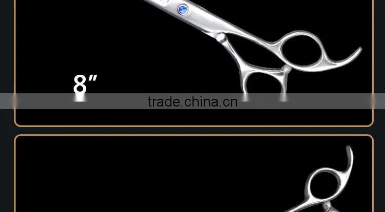 QJE-P08 pet scissors for dogs beauty with razor edge