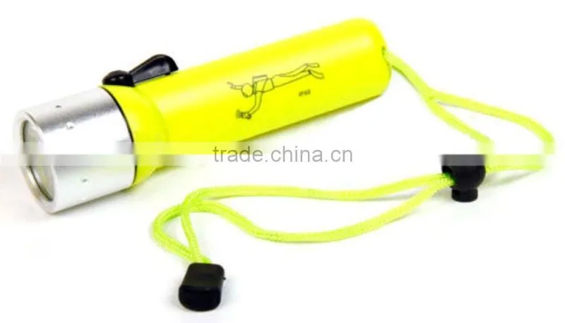 3w Waterproof LED Diving Flashlight