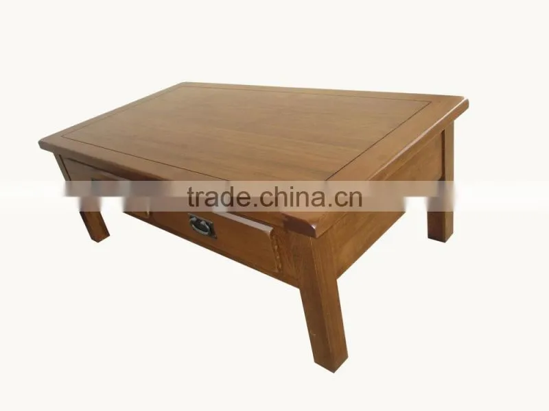 antique furniture 4 drawer coffee table solid wood