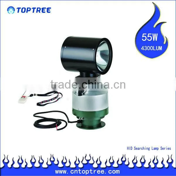 Motorized Remote Control HID Spotlight 35W 55W Driving Spot Flood lights SUV ATV 4WD 4X4