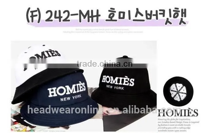 Custom Cheap Embroidery Cool Bucket Hat of 100%Cotton Dongguan Factory