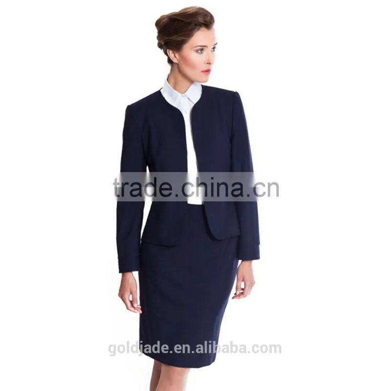 2015 Latest hot sale office uniform designs