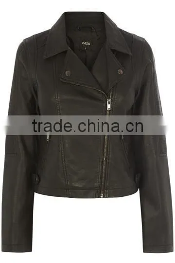 Alike PU biker jacket for girls