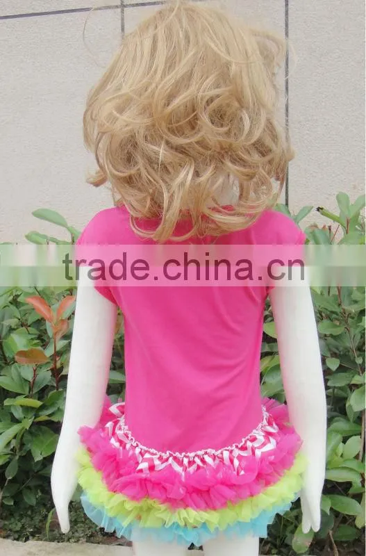 Latest Skirt Design Fashion Cotton Casual Children Mini Skirts made in China